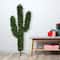 6ft. Pre-Lit Cactus Pine Artificial Christmas Tree, Warm White LED Lights